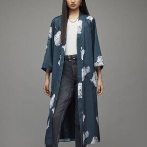 All Saints Carine Cordelia Kimono. Size S. Flower print. New without tags